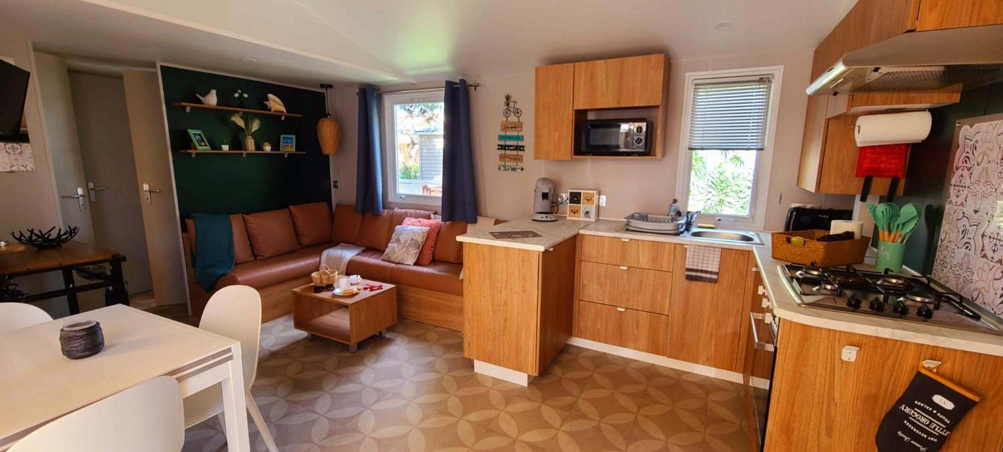 Mobil-Home Le Cocon Fun Pass Non Inclus Canet-en-Roussillon Exterior photo